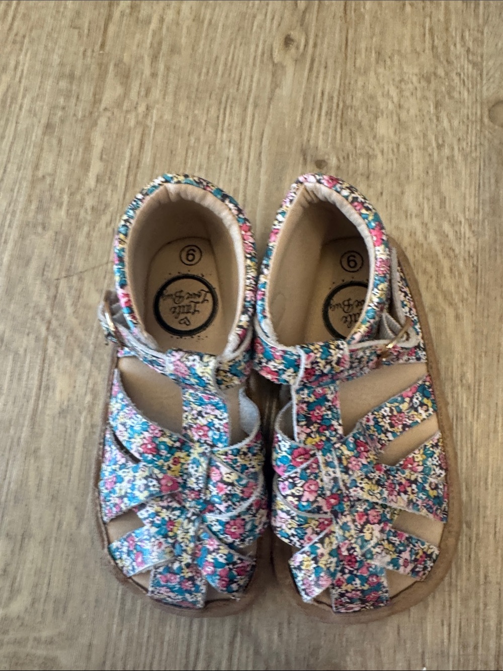Little Love Bug Floral Ella Sandal - Barefoot Sandal